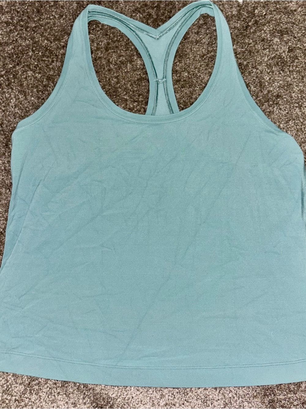 Light Teal Racerback Tank Top - Women